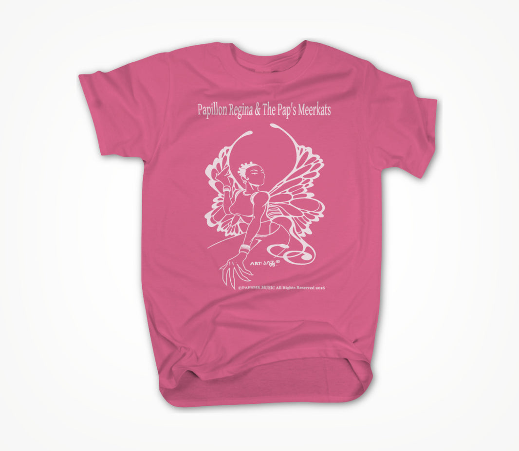 Papillon SMK logo w2 Pink Unisex T-shirt