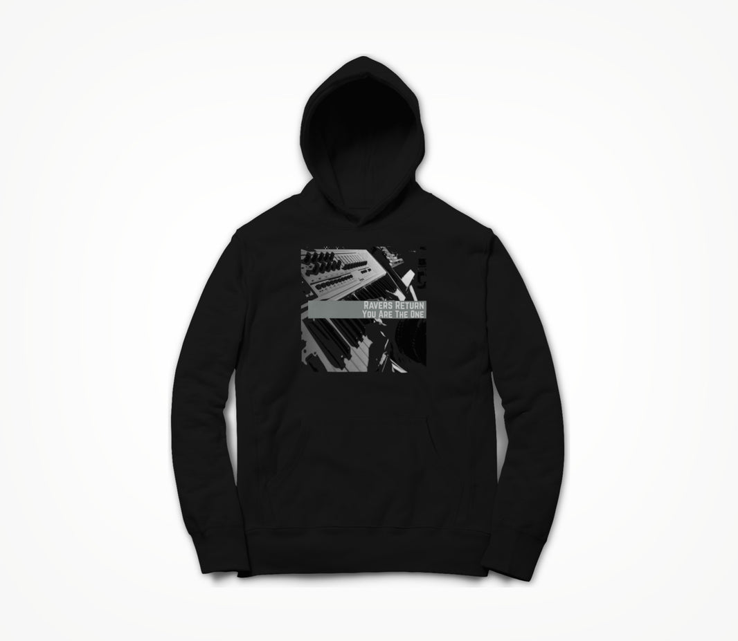 Ravers Return Posterized Effect Hoodie