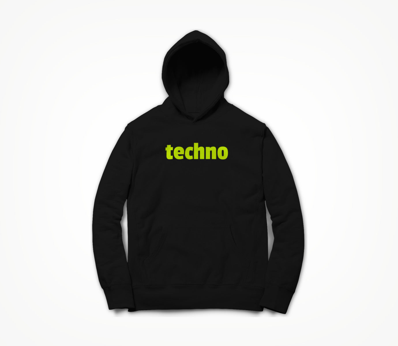 techno print Hoodie