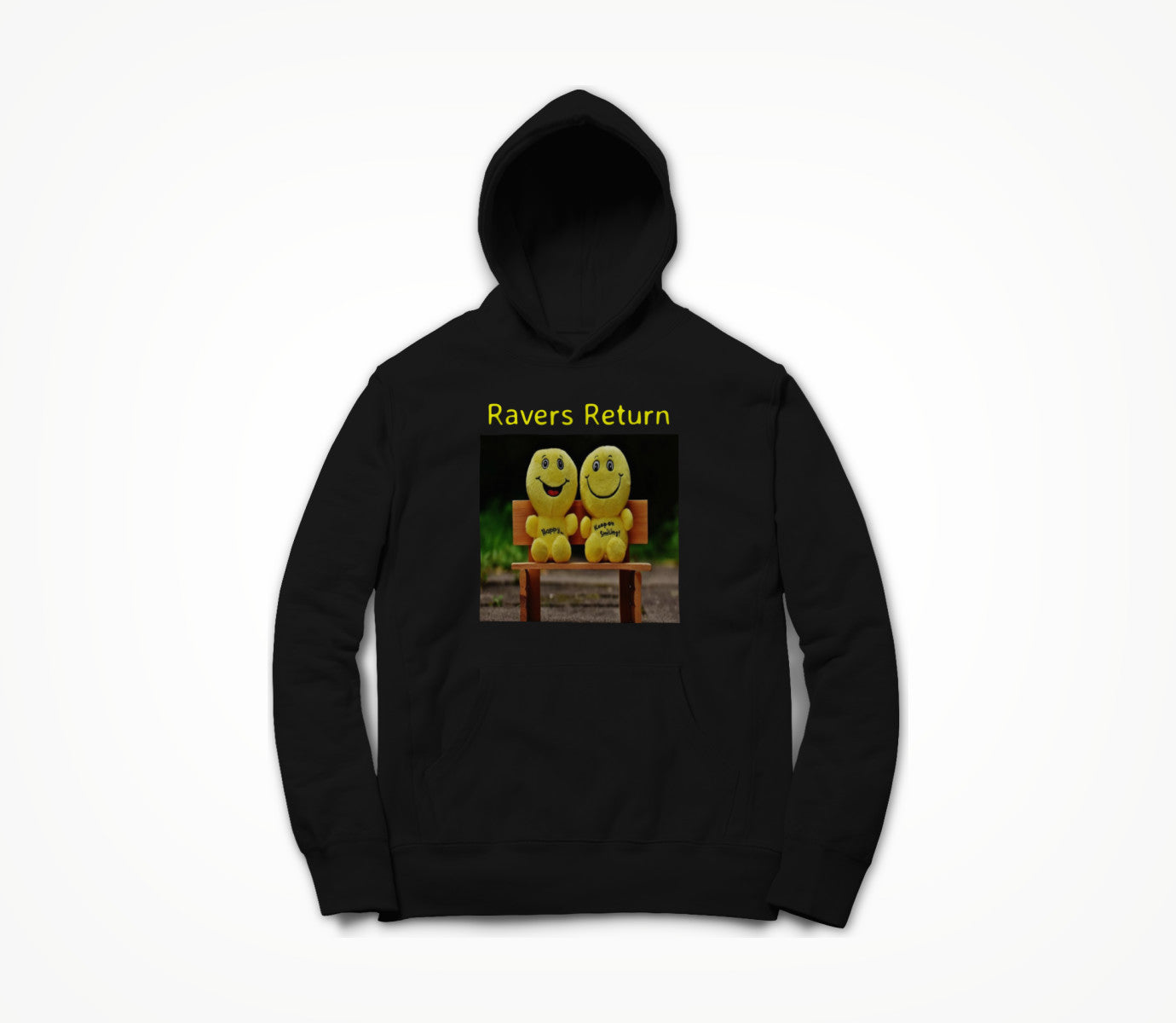 Ravers Return Back To Basics Single Cover Hoodie