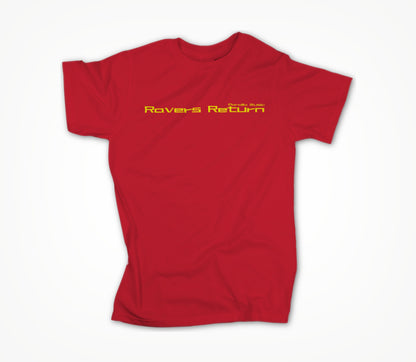 Ravers Return Branded plain, Yellow Text Unisex T-shirt