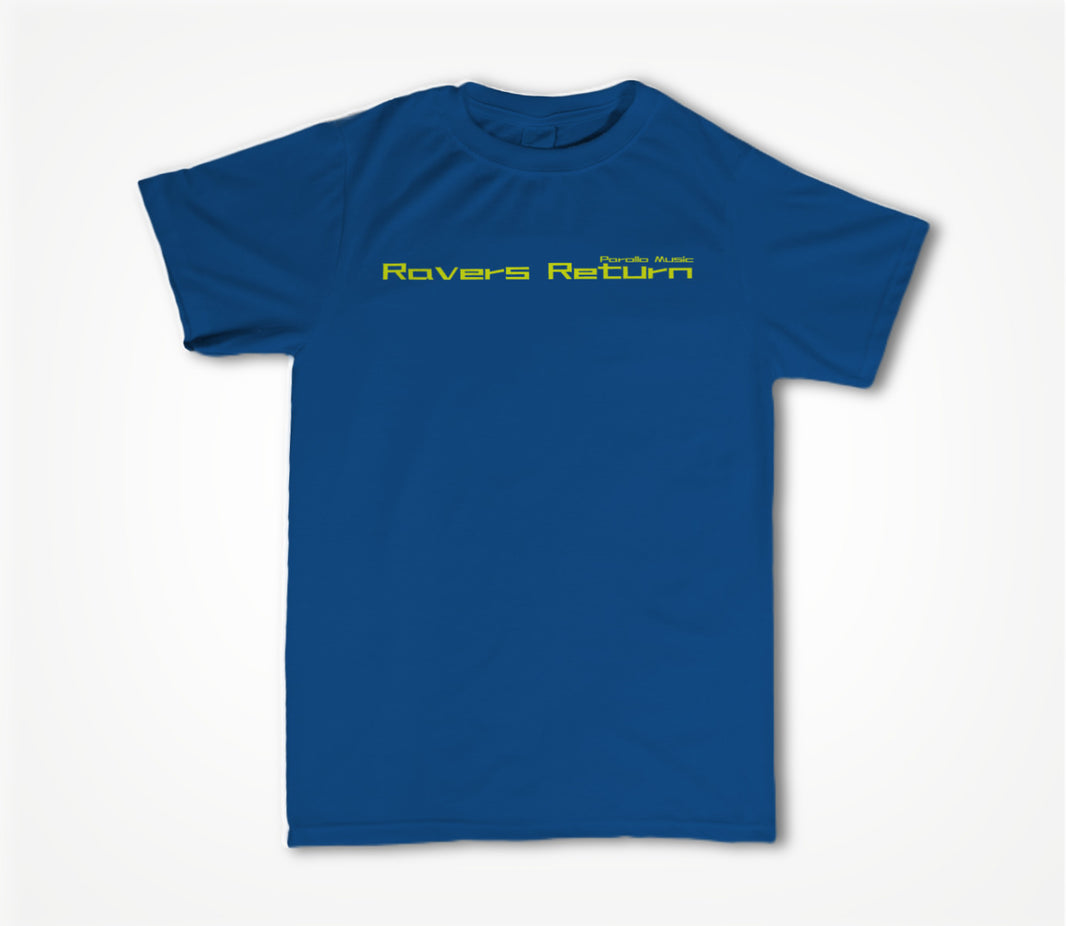 Ravers Return Branded plain, Yellow Text Unisex T-shirt