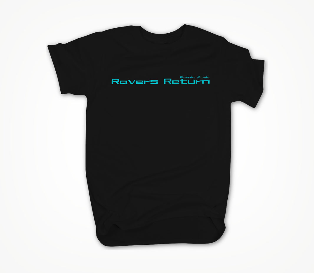 Ravers Return Bright Blue Text Unisex T-shirt