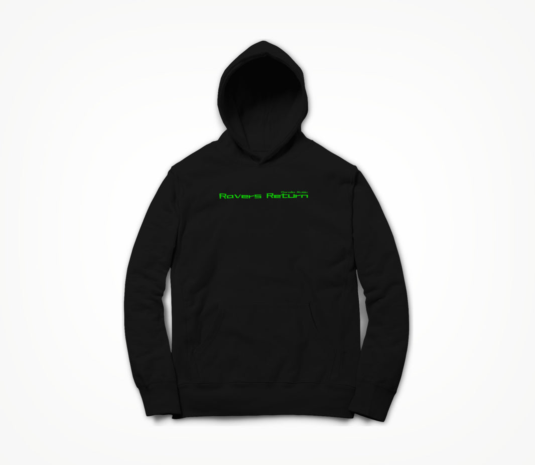 Ravers Return Bright Text Hoodie