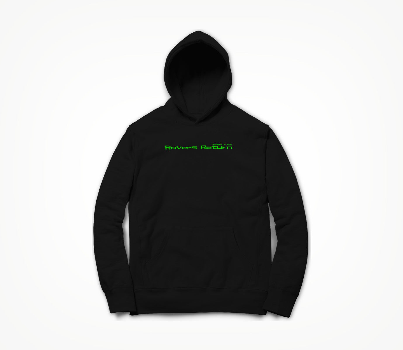 Ravers Return Bright Text Hoodie