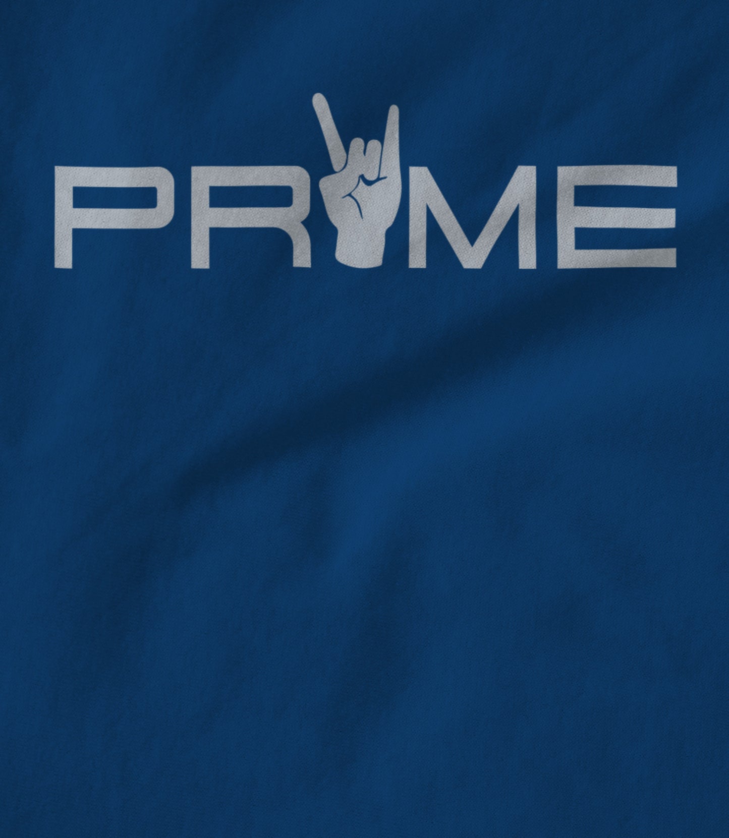 White on Blue Hoodie
