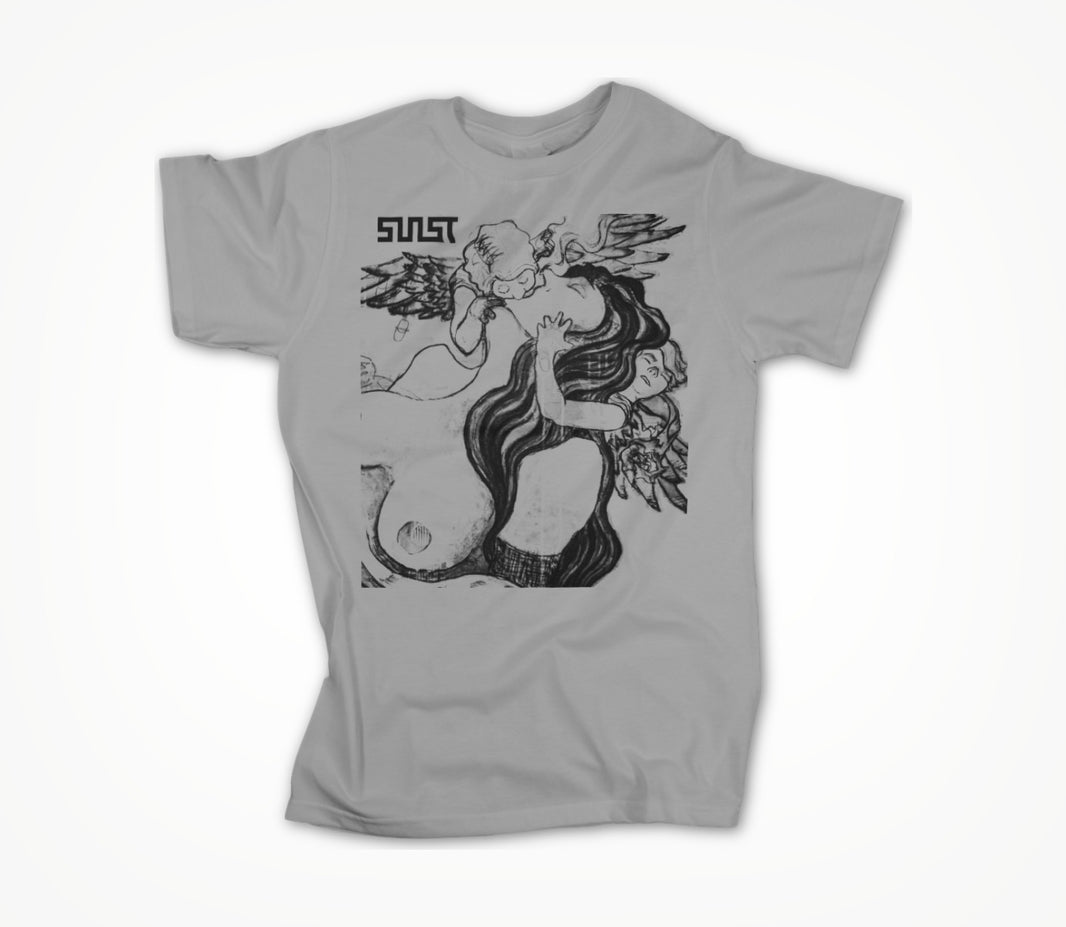 SNST Angel Black Outline Unisex T-shirt