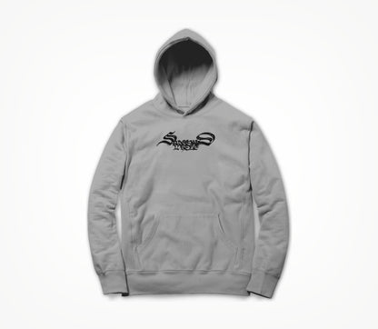 Logo black on grey Hoodie
