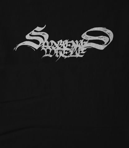 Logo white on black Unisex T-shirt