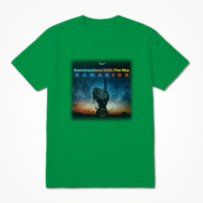 Conversations With The Sky by KaMarius Kelly Green Unisex T-shirt