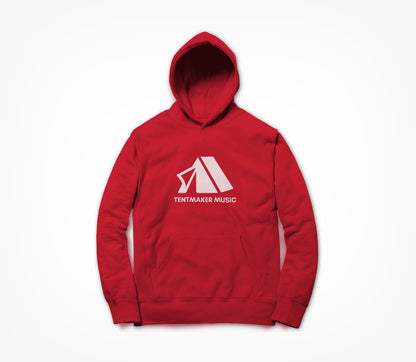 Logo Inverted Red Hoodie