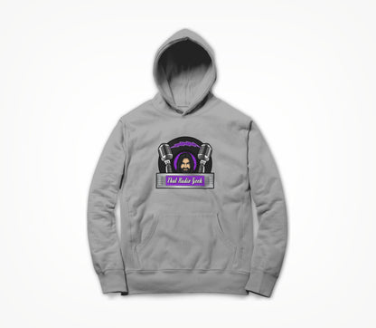 Logo on Grey Hoodie