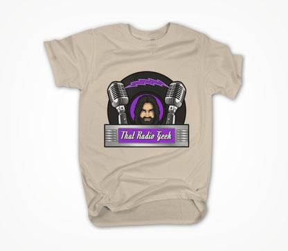 Logo on Creme Unisex T-shirt