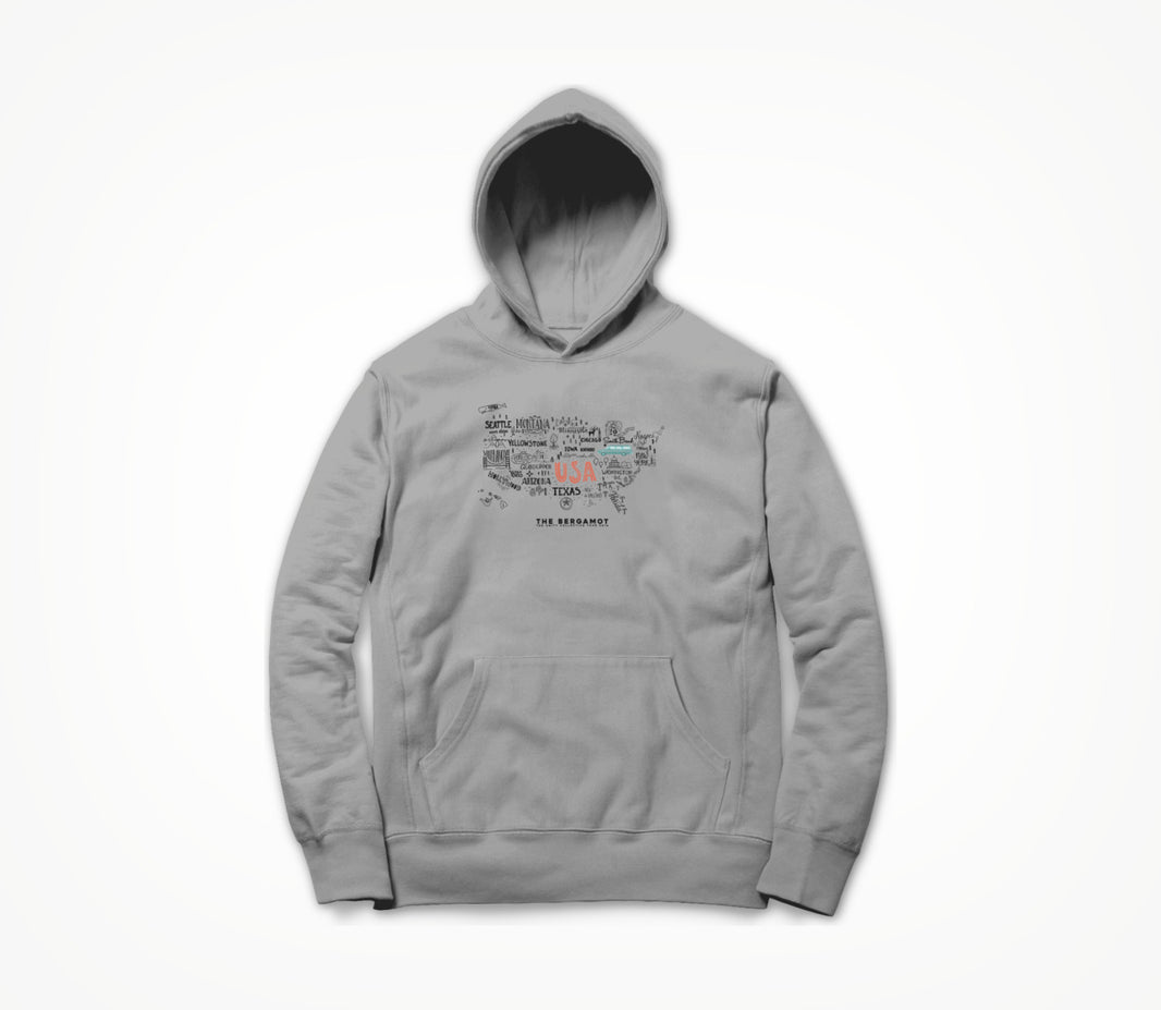 The Unity Collective OFFICIAL TOUR Gray w/Black Logo Hoodie