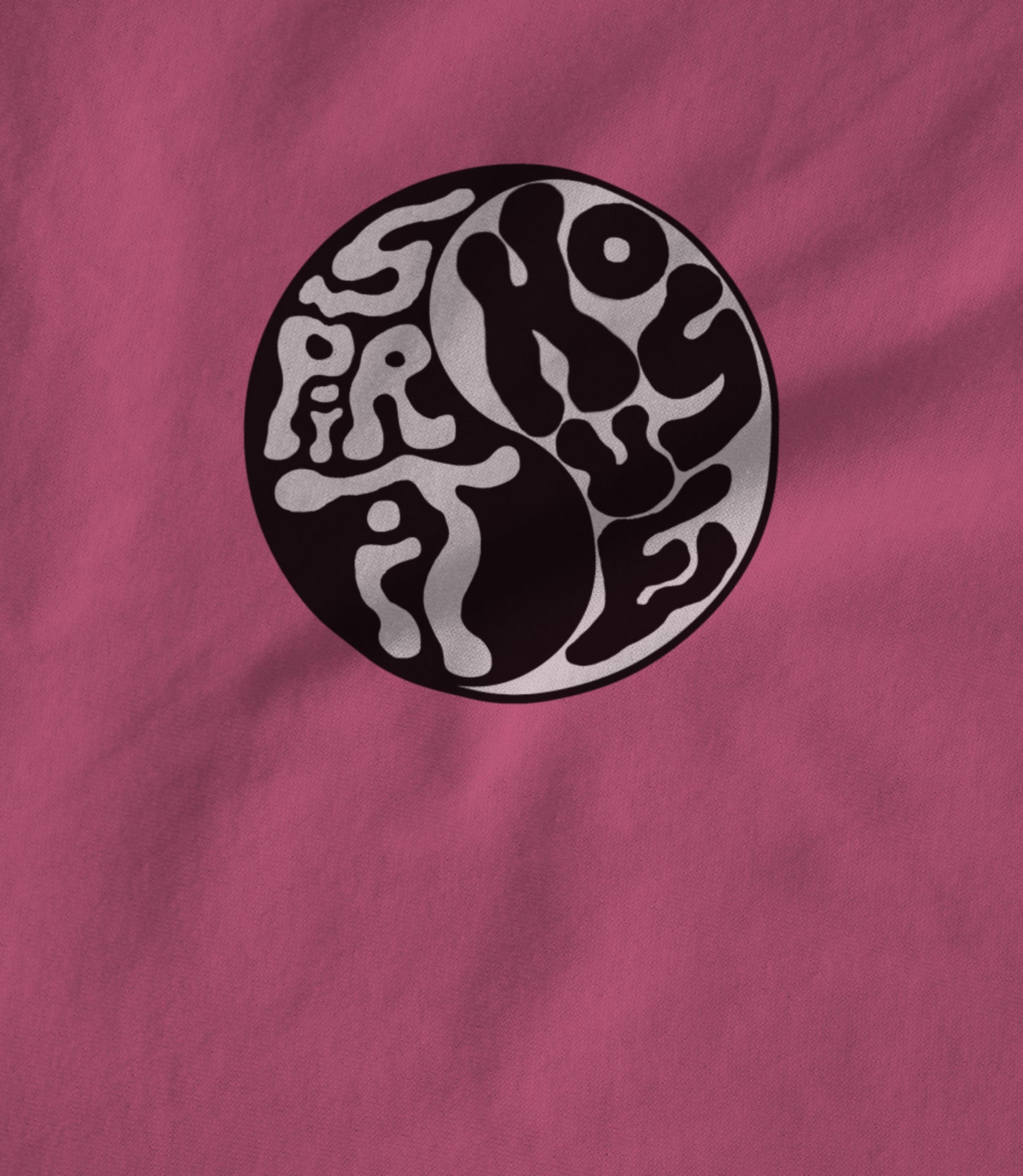 Spirit House - B&W on Pink Women's T-shirt