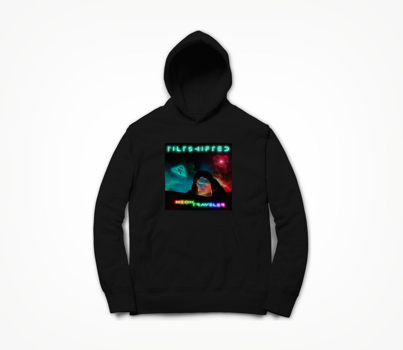 Neon Traveler Cover Art Hoodie