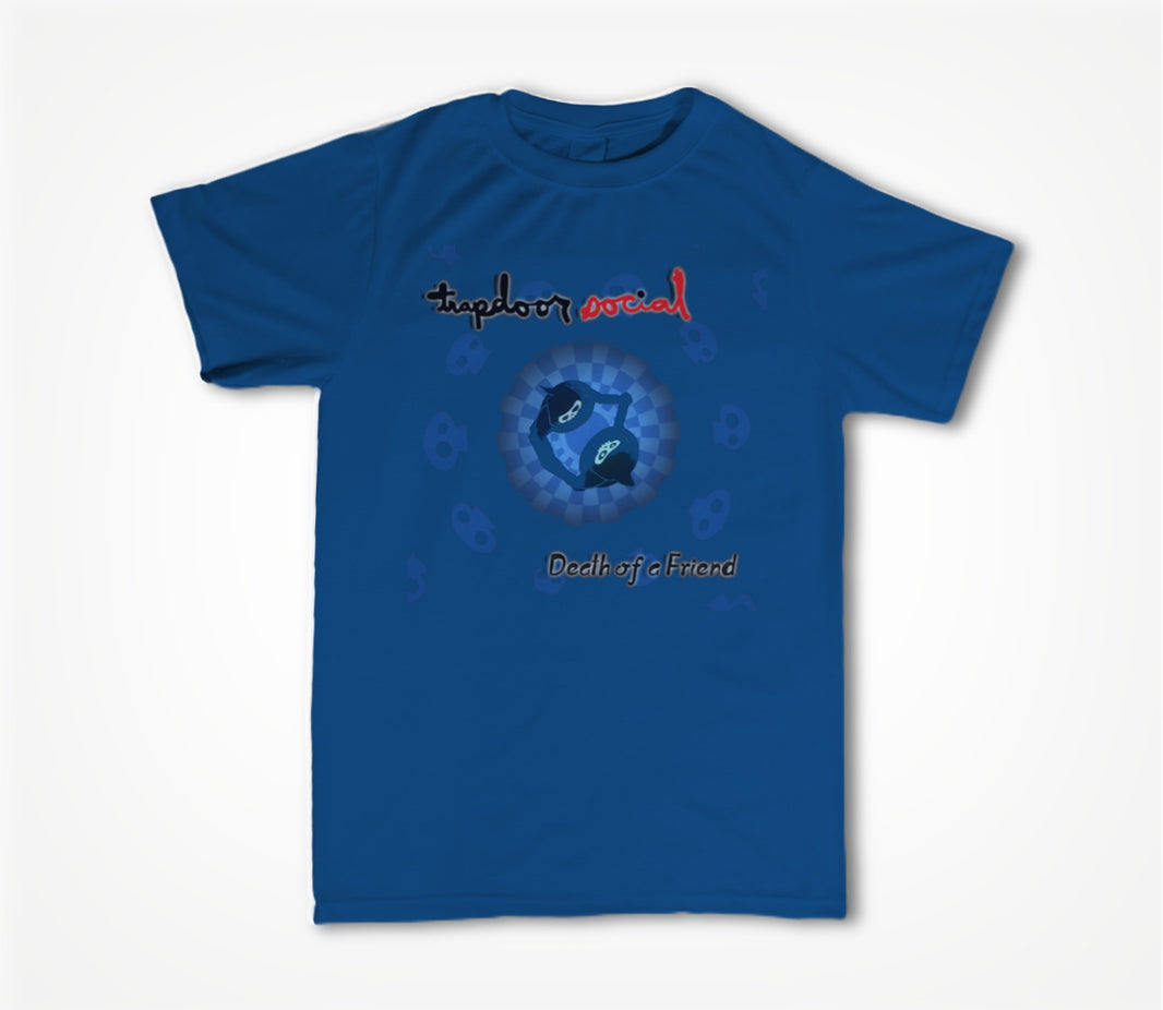 Death of a Friend - Blue Unisex T-shirt