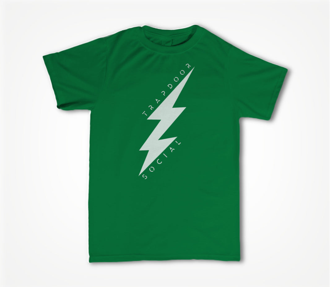 Lightning Bolt - Green Unisex T-shirt