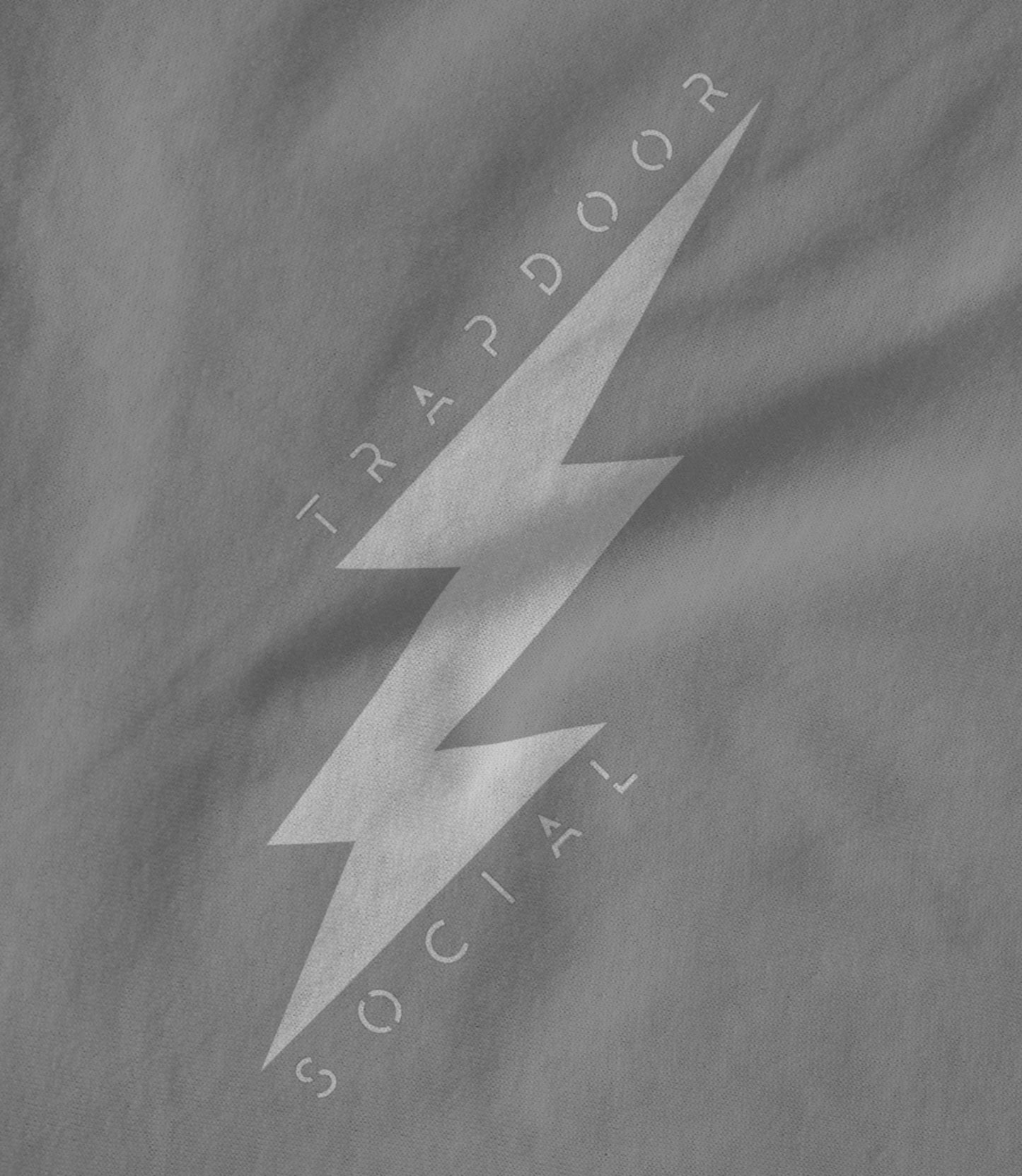Lightning Bolt - Grey/White Hoodie