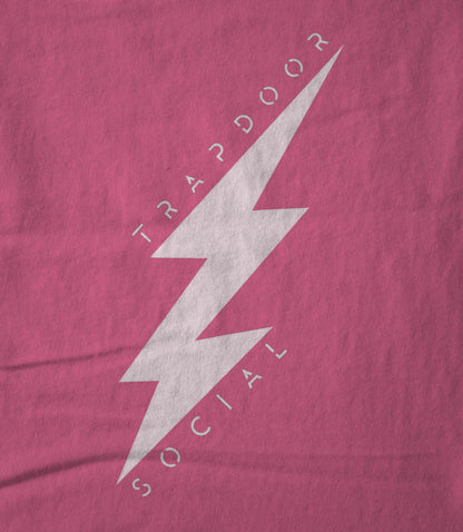 Lightning Bolt - Pink/White Women's T-shirt
