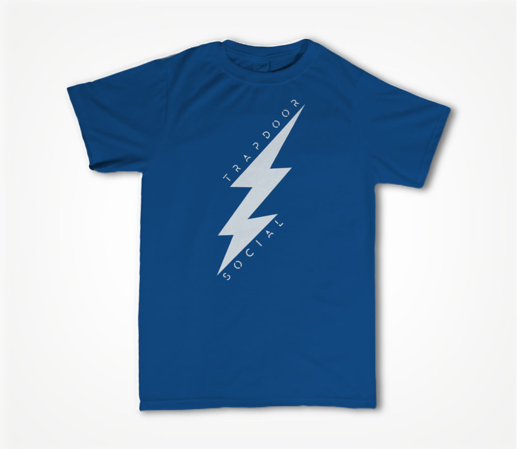 Lightning Bolt - Blue Unisex T-shirt