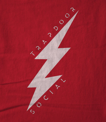 Lightning Bolt - Red Hoodie
