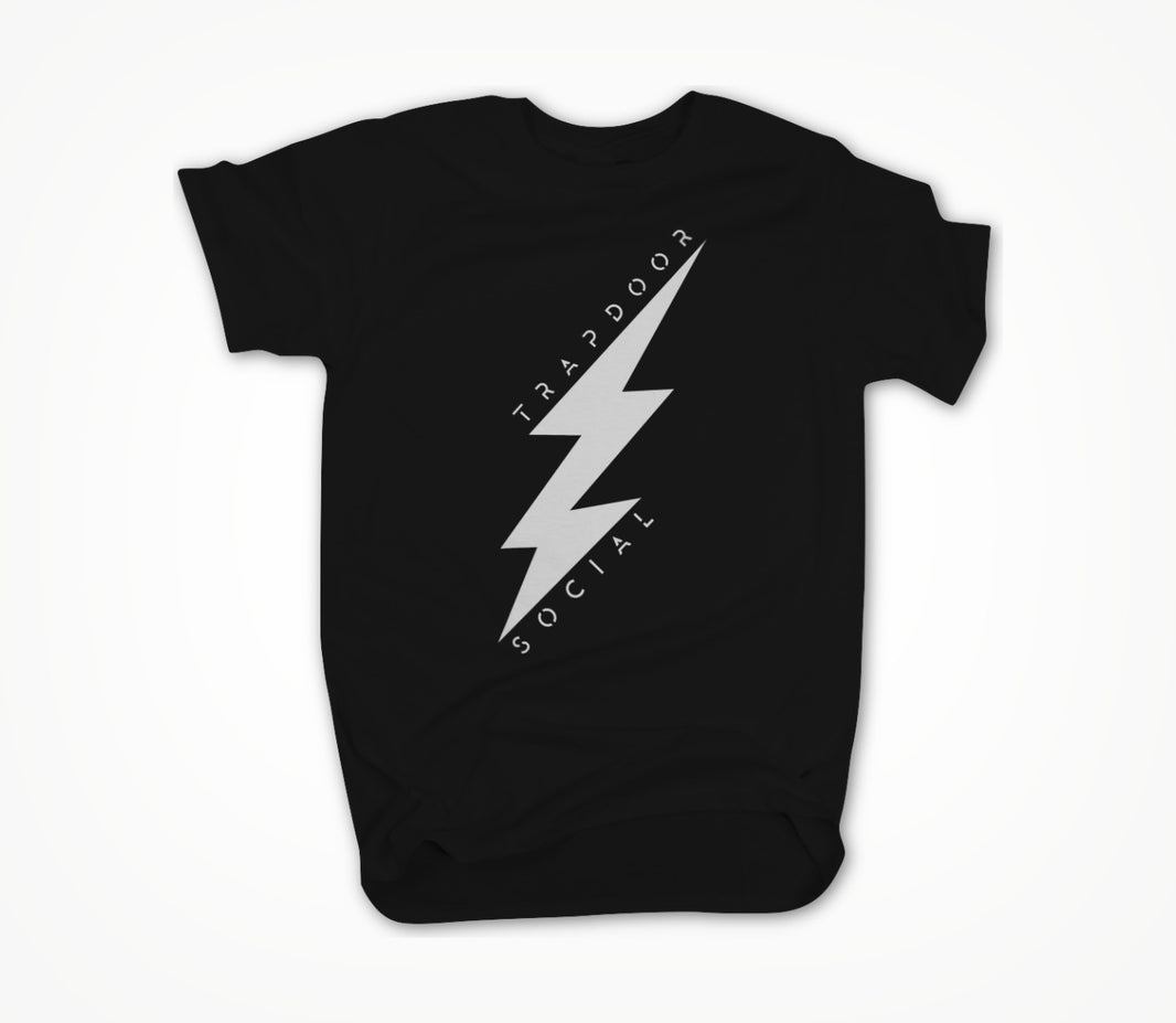 Lightning Bolt - Black Unisex T-shirt