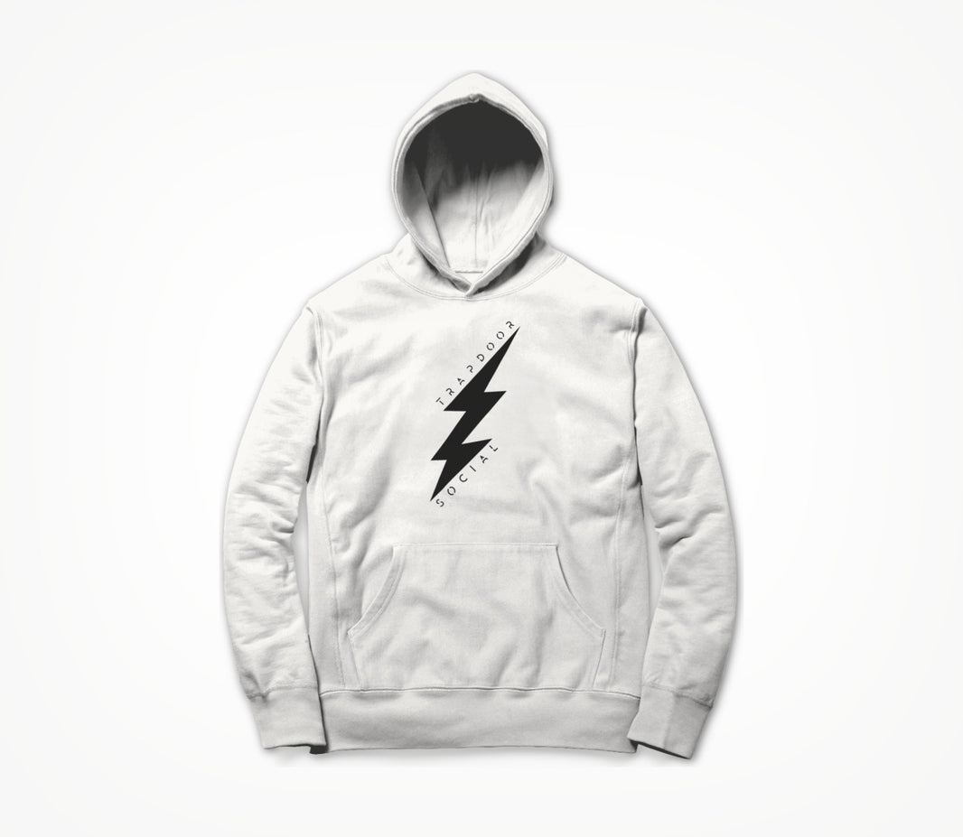 Lightning Bolt - White Hoodie