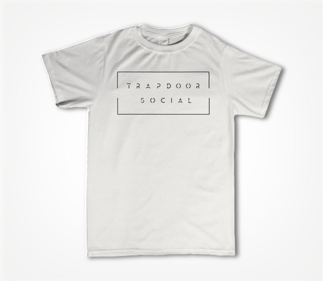 Band Logo - White Unisex T-shirt