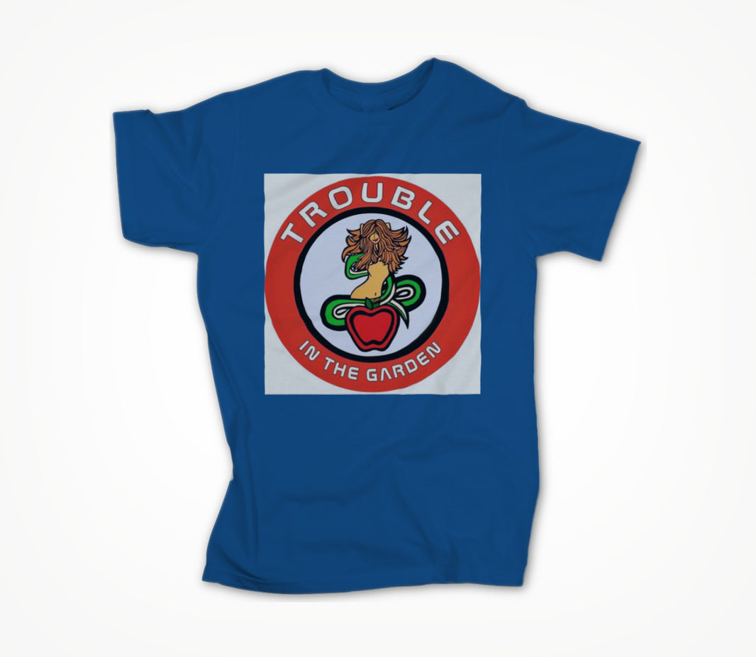 Woman and Serpent Square Unisex T-shirt