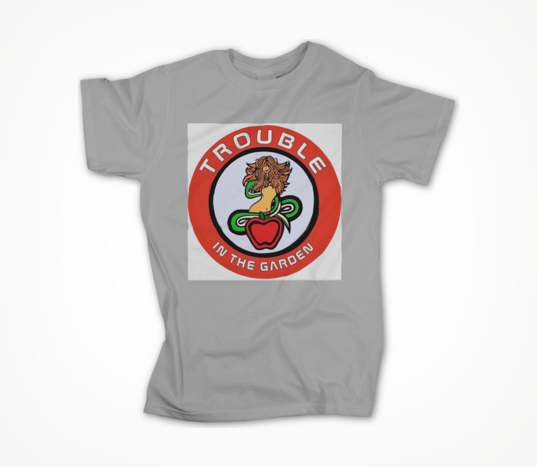 Woman and Serpent Square Unisex T-shirt