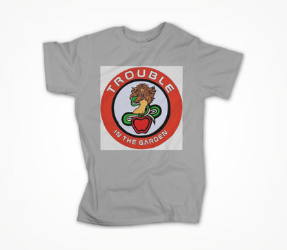 Woman and Serpent Square Unisex T-shirt