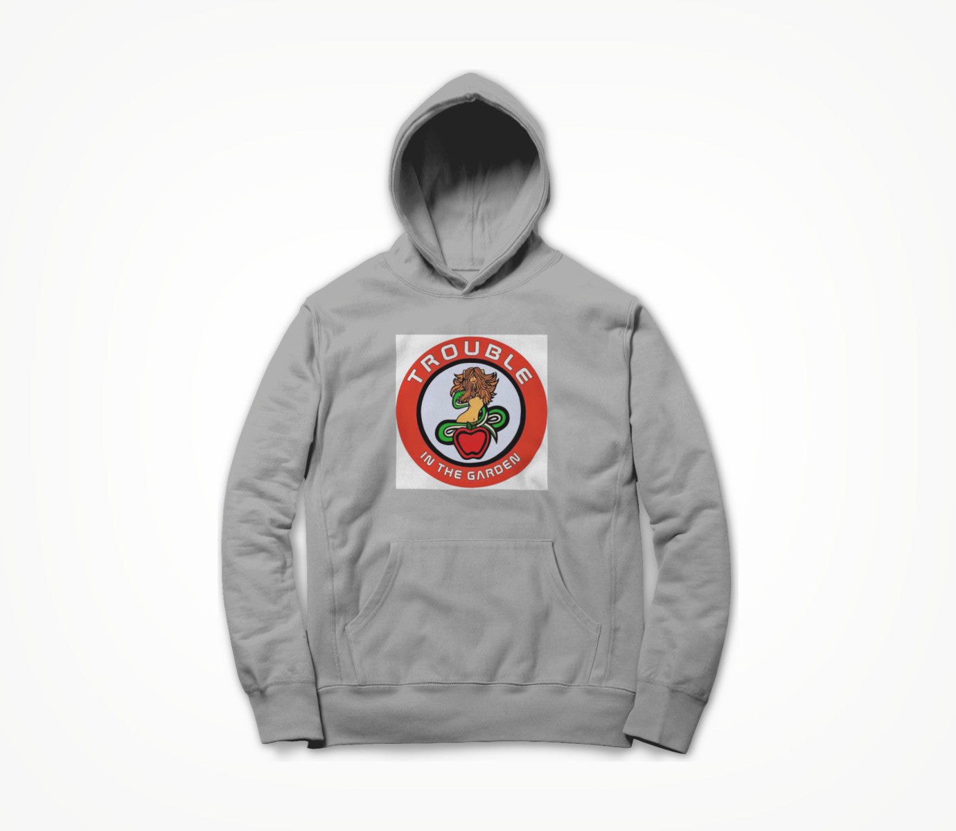 Woman and Serpent Square Hoodie