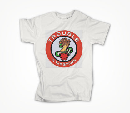 Woman and Serpent Square Unisex T-shirt