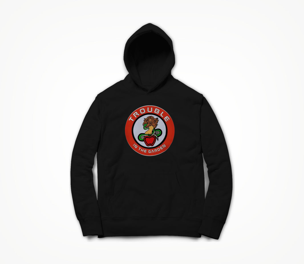 Woman and Serpent Round Hoodie