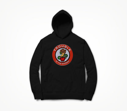 Woman and Serpent Round Hoodie