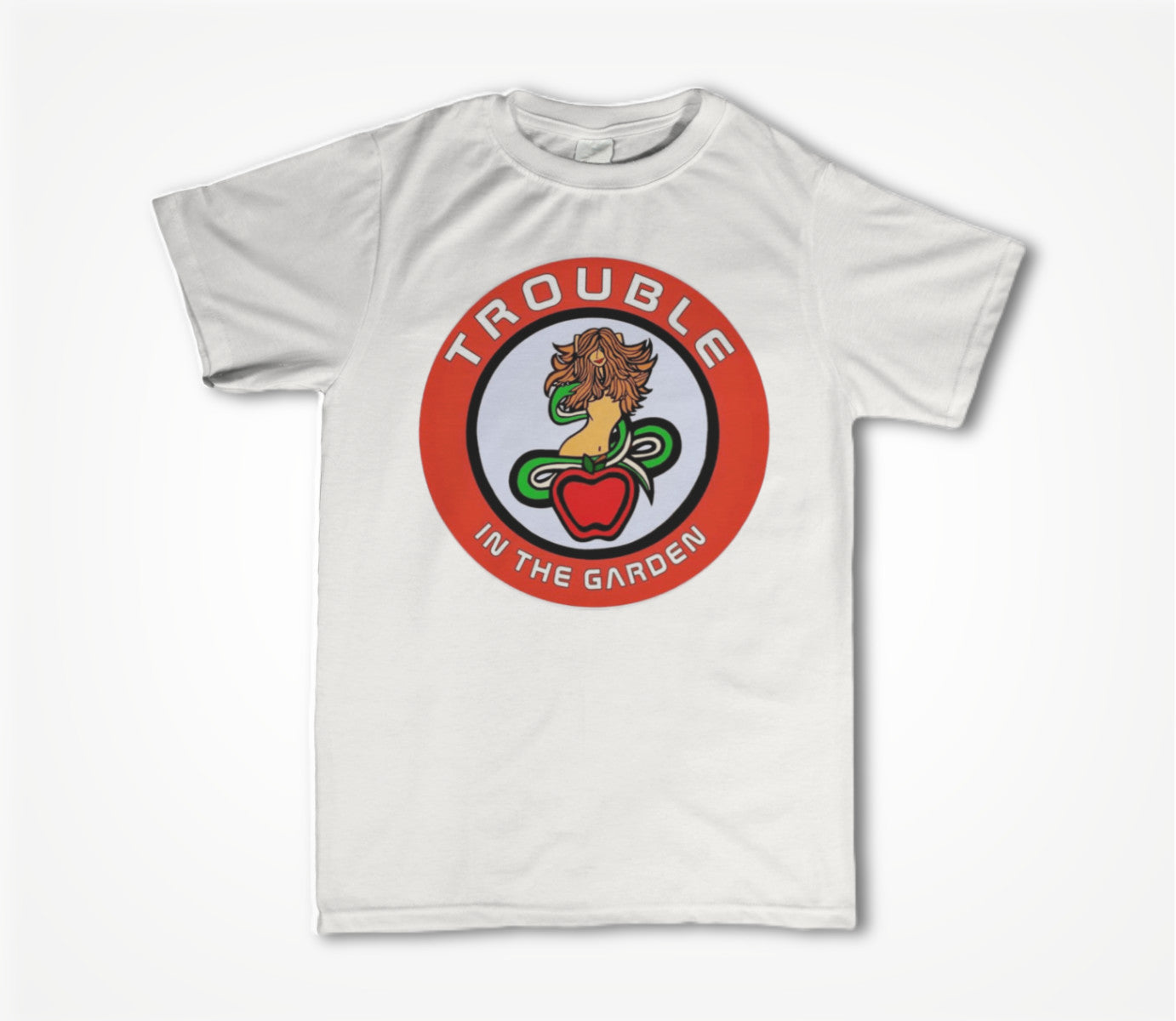 Woman and Serpent Round Unisex T-shirt