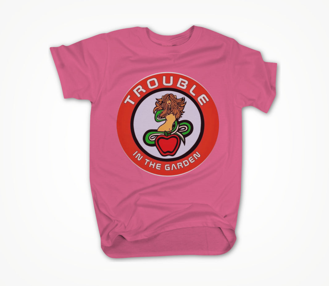 Woman and Serpent Round Unisex T-shirt