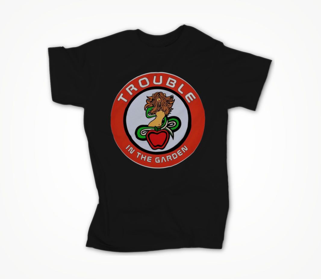 Woman and Serpent Round Unisex T-shirt