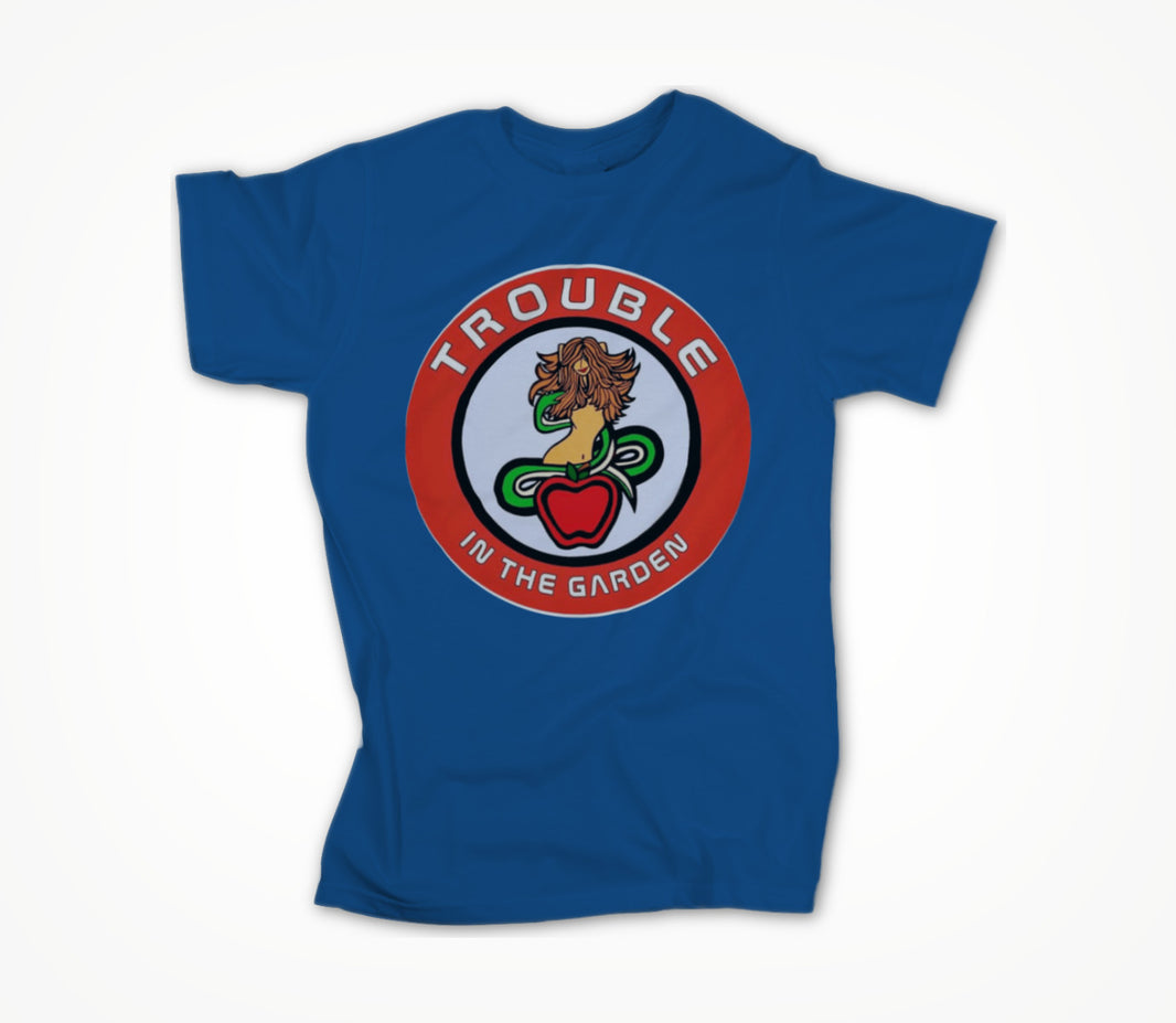 Woman and Serpent Round Unisex T-shirt