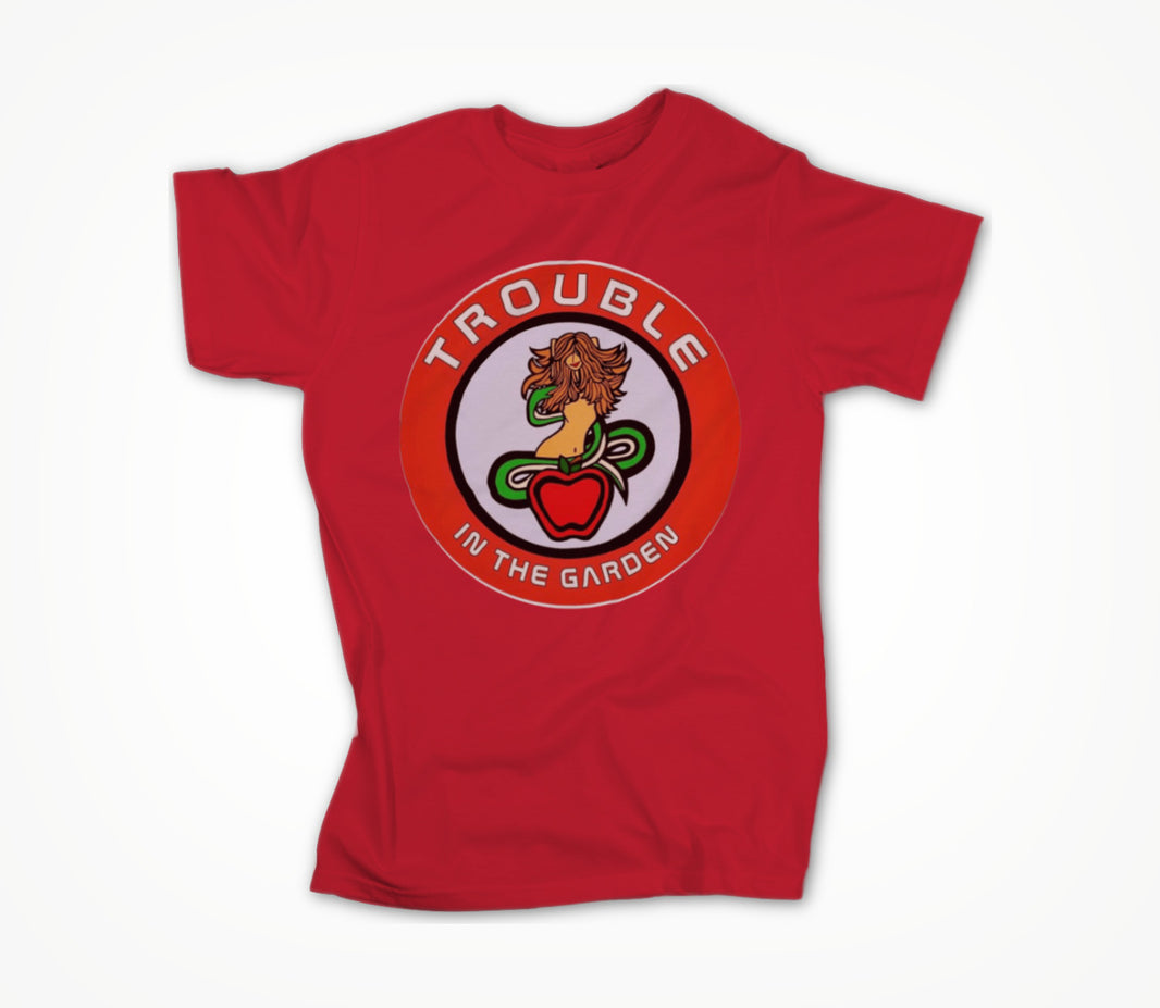 Woman and Serpent Round Unisex T-shirt