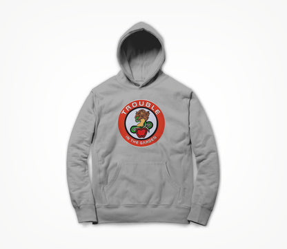Woman and Serpent Round Hoodie