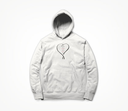 Kept - "Love You" Lyric Series (White) Hoodie