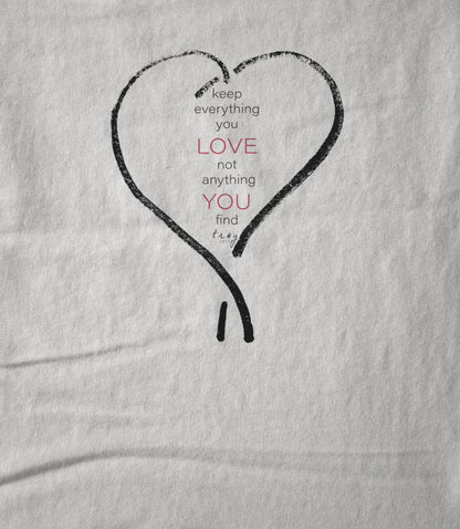 Kept - "Love You" Lyric Series (White) Women's T-shirt