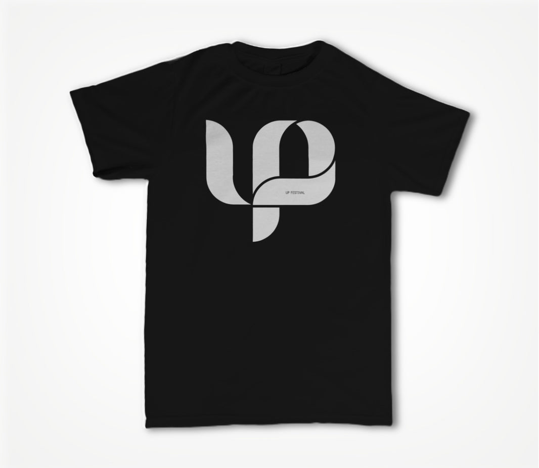 Up Festival Logo Black Unisex T-shirt