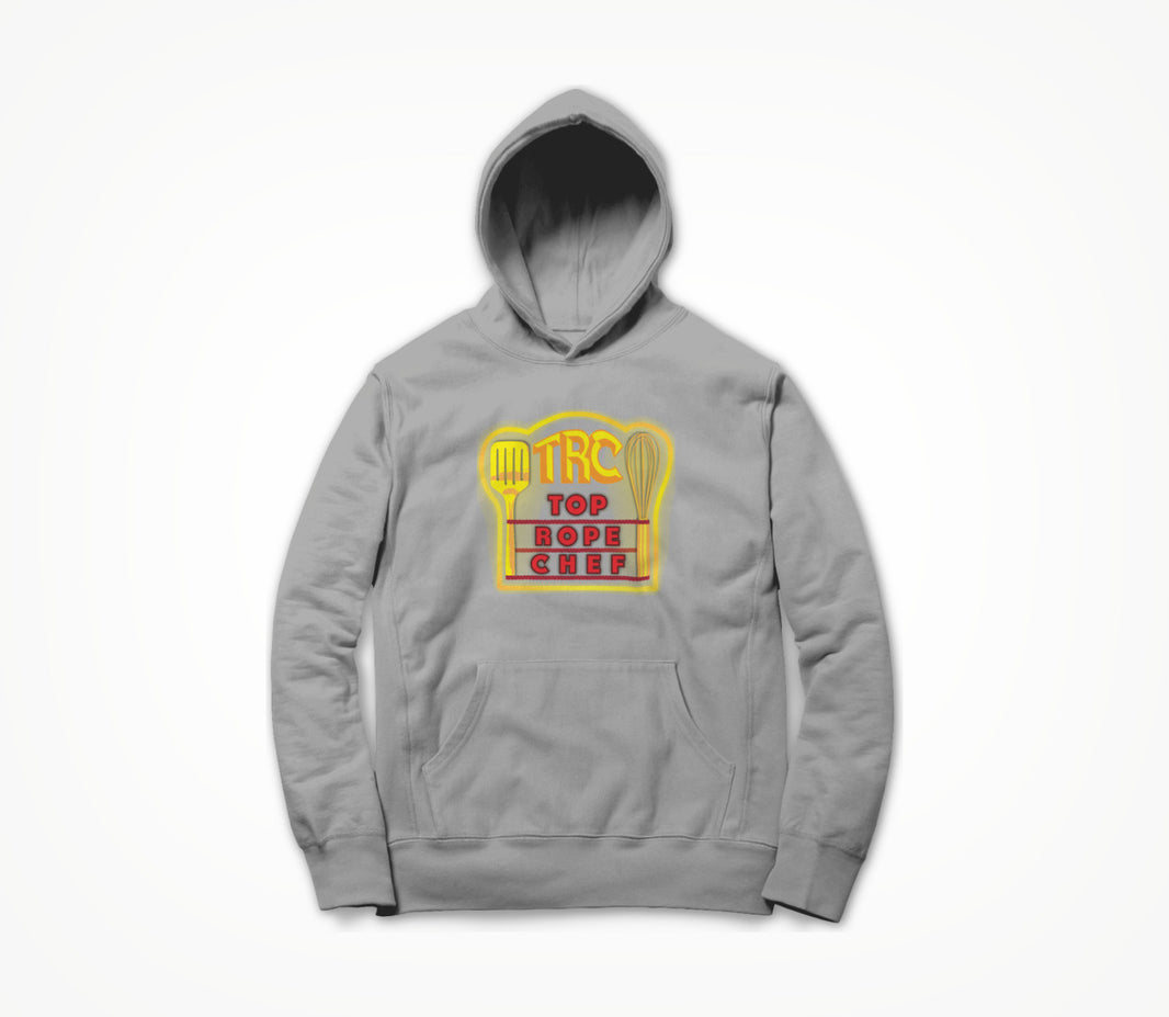 Top Rope Chef Logo Gray Hoodie