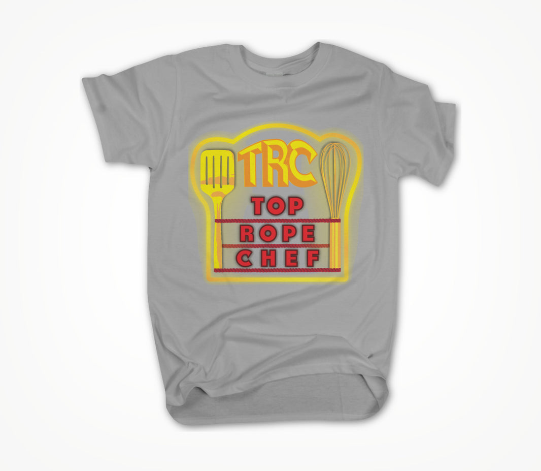 Top Rope Chef Logo Gray Unisex T-shirt