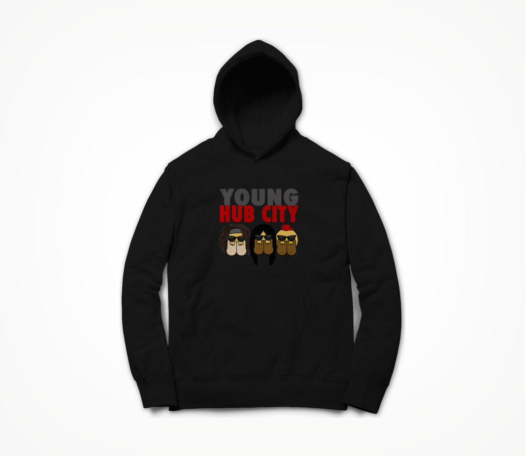 YHC Emoji Black Hoodie