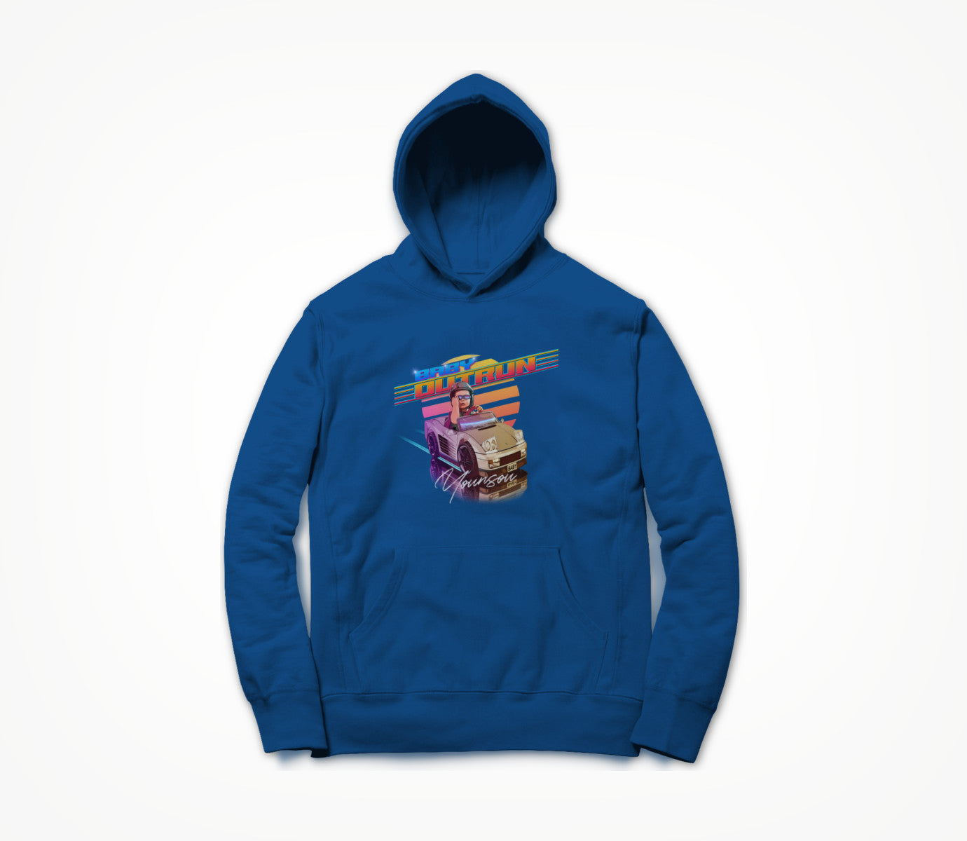 Baby Outrun Blue Hoodie