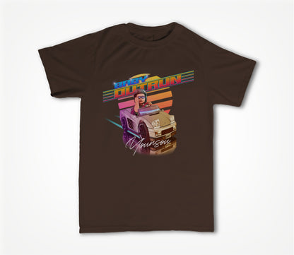 Baby Outrun Brown Unisex T-shirt